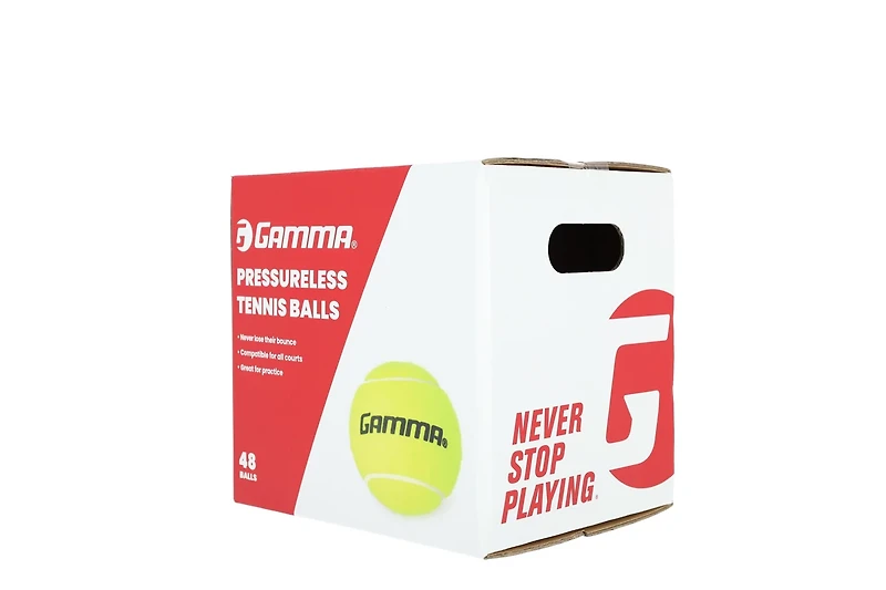 Gamma 2024 Pressureless Tennis Balls 48-Pack