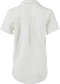 Magellan Outdoors Women's Happy Camper Short Sleeve Camp Shirt