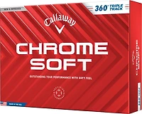 Callaway Chrome Soft 360 Triple Track Golf Balls 12-Pack