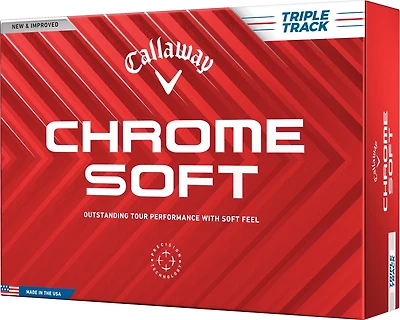 Callaway Chrome Soft Triple Track Golf Balls 12-Pack