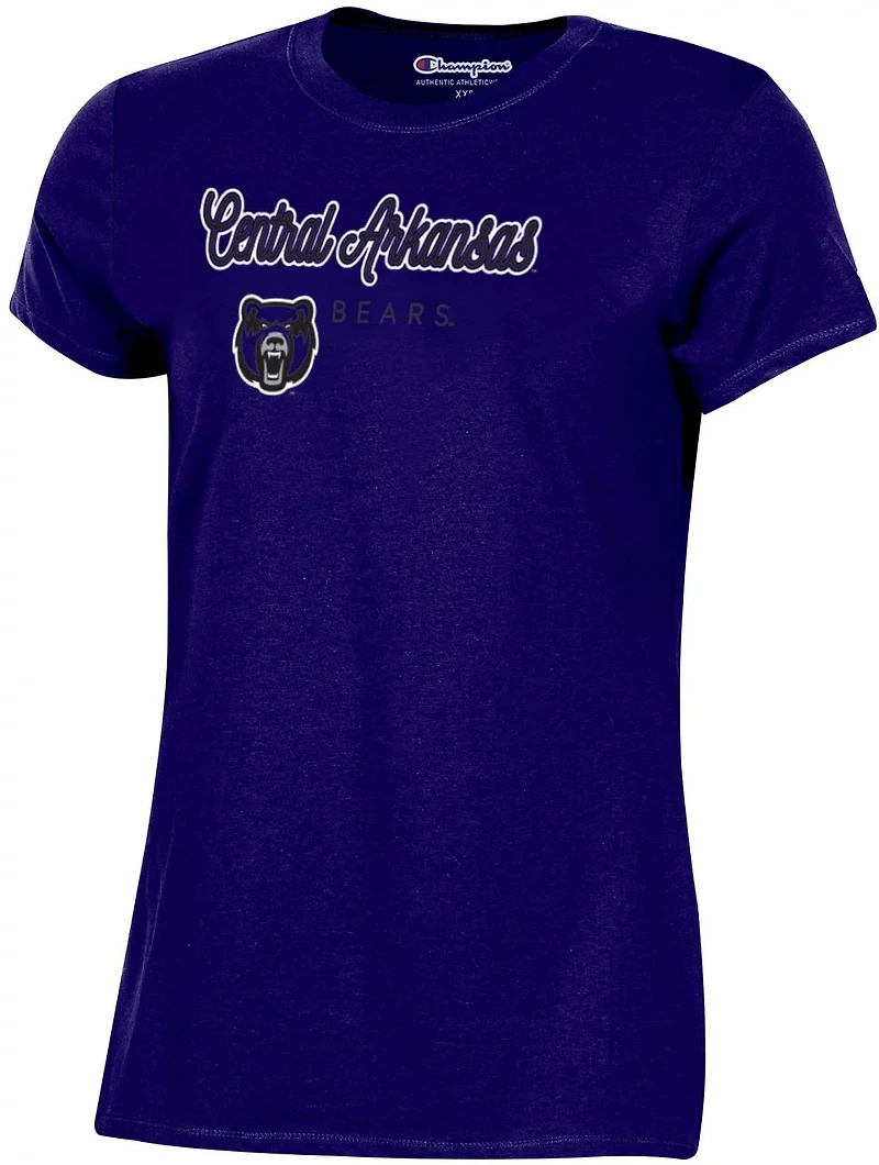 Champion Women's Central Arkansas Team Script Short Sleeve T-shirt