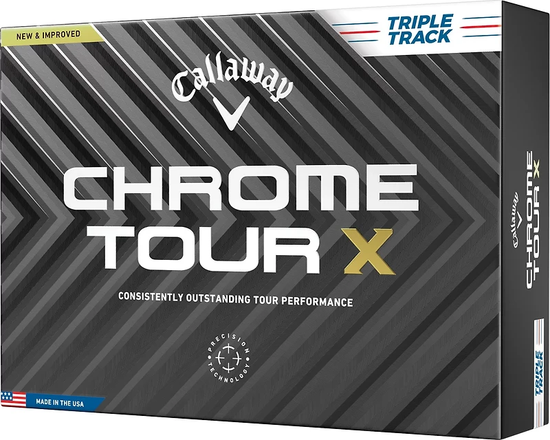 Callaway Chrome Tour X TruTrack Golf Balls 12-Pack