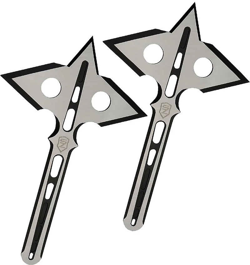 Sierra Zulu 10.5 Northstar Doubled Edged Throwing Axes 2-Pack