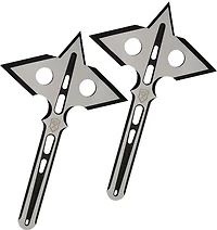 Sierra Zulu 10.5 Northstar Doubled Edged Throwing Axes 2-Pack