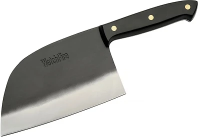 WatchFire Serbian 6.75 in Cleaver Knife with Sheath
