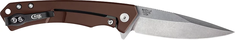 Case Cutlery Anodized Aluminum G-10 Marilla Folding Knife
