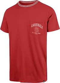 '47 Men's St. Louis Cardinals Top Line Stewart Short Sleeve T-shirt