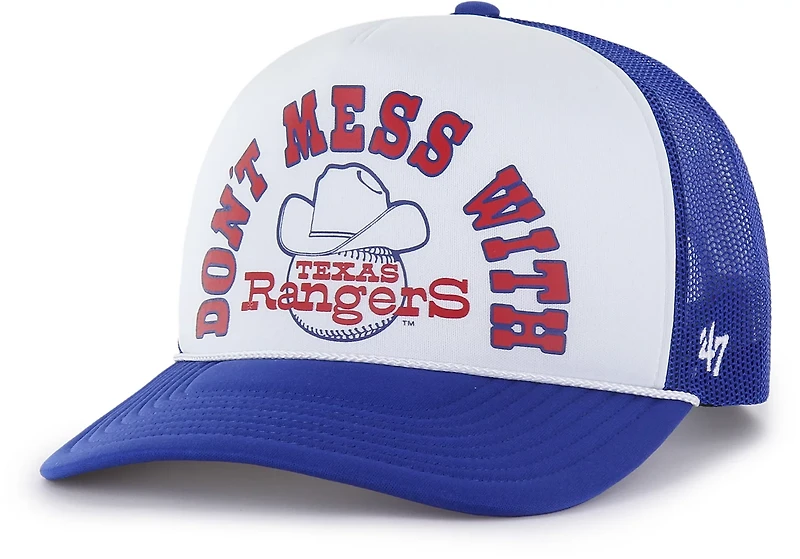 '47 Men's Texas Rangers Region Foam Trucker Cap