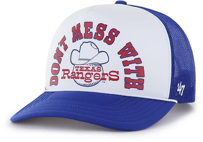 '47 Men's Texas Rangers Region Foam Trucker Cap