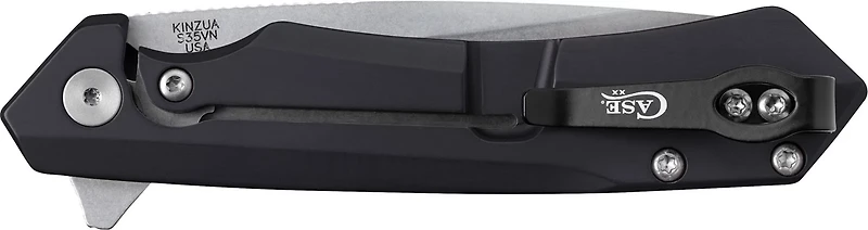 Case Cutlery Milled Anodized Aluminum Kinzua Tanto Blade Folding Knife