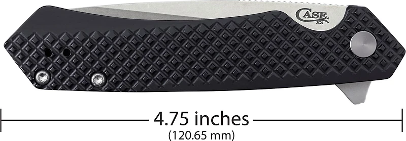 Case Cutlery Milled Anodized Aluminum Kinzua Tanto Blade Folding Knife