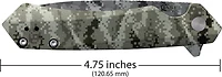 Case Cutlery Kinzua Custom DLC-Coated Spear Blade Folding Knife