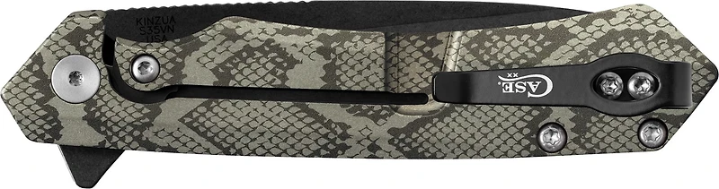Case Cutlery Kinzua Custom DLC-Coated Spear Blade Folding Knife