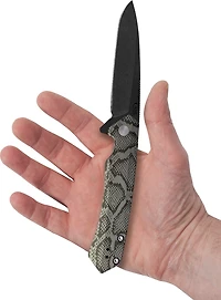 Case Cutlery Kinzua Custom DLC-Coated Spear Blade Folding Knife