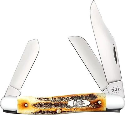 Case Cutlery Medium Stockman 6.5 BoneStag Folding Knife