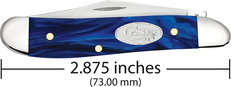 Case Cutlery Smooth Pearl Kirinite Folding Peanut Knife