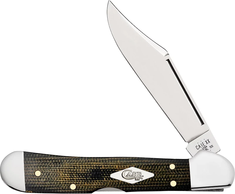 Case Cutlery Mini Copperlock Micarta Pocket Knife