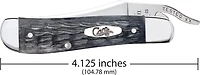 Case Cutlery PocketWorn Bone RussLock Folding Knife