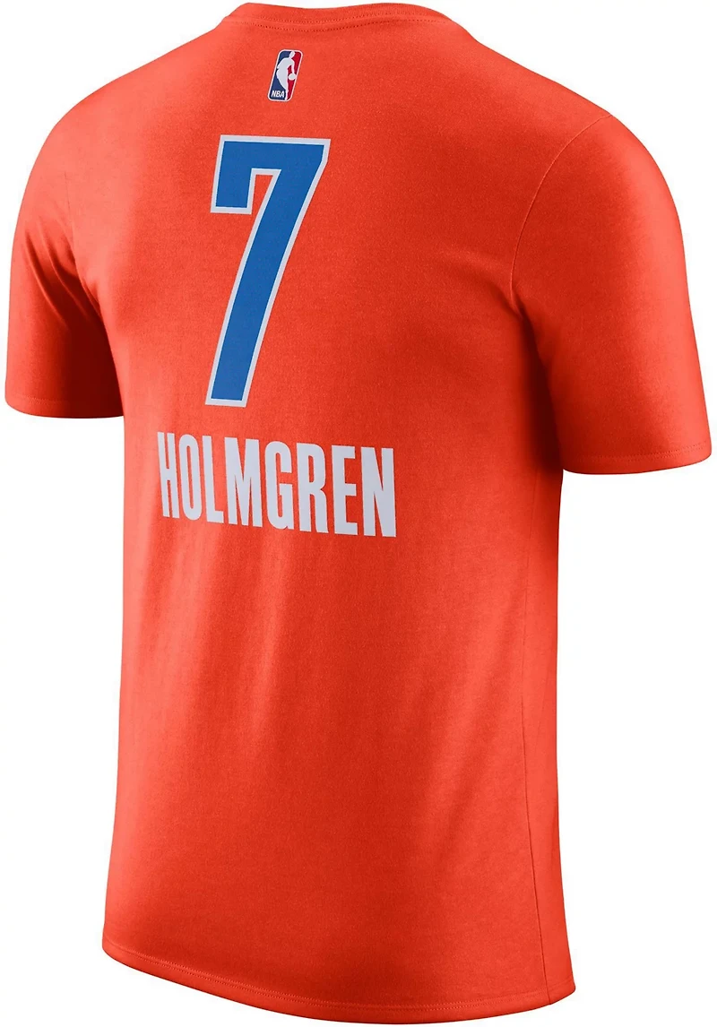 Nike Men's Oklahoma City Thunder Chet Holmgren #7 Essential Statement N&N T-shirt
