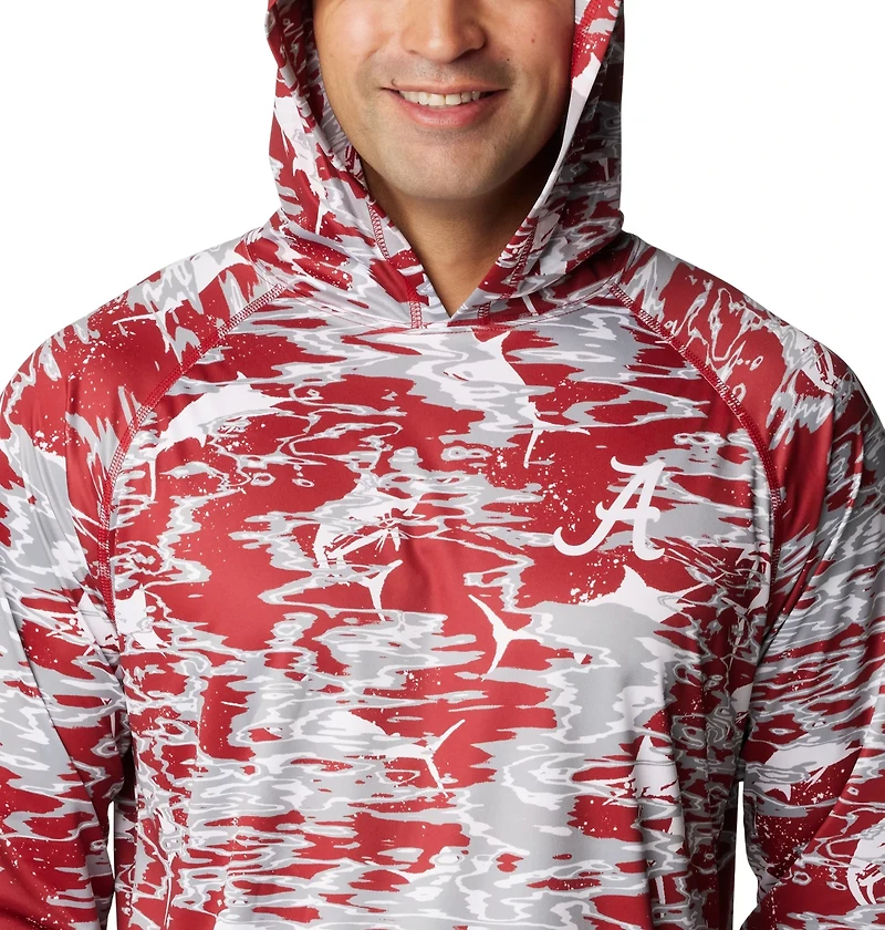 Columbia Sportswear Men's University of Alabama Rippled Super Terminal Tackle Hoodie