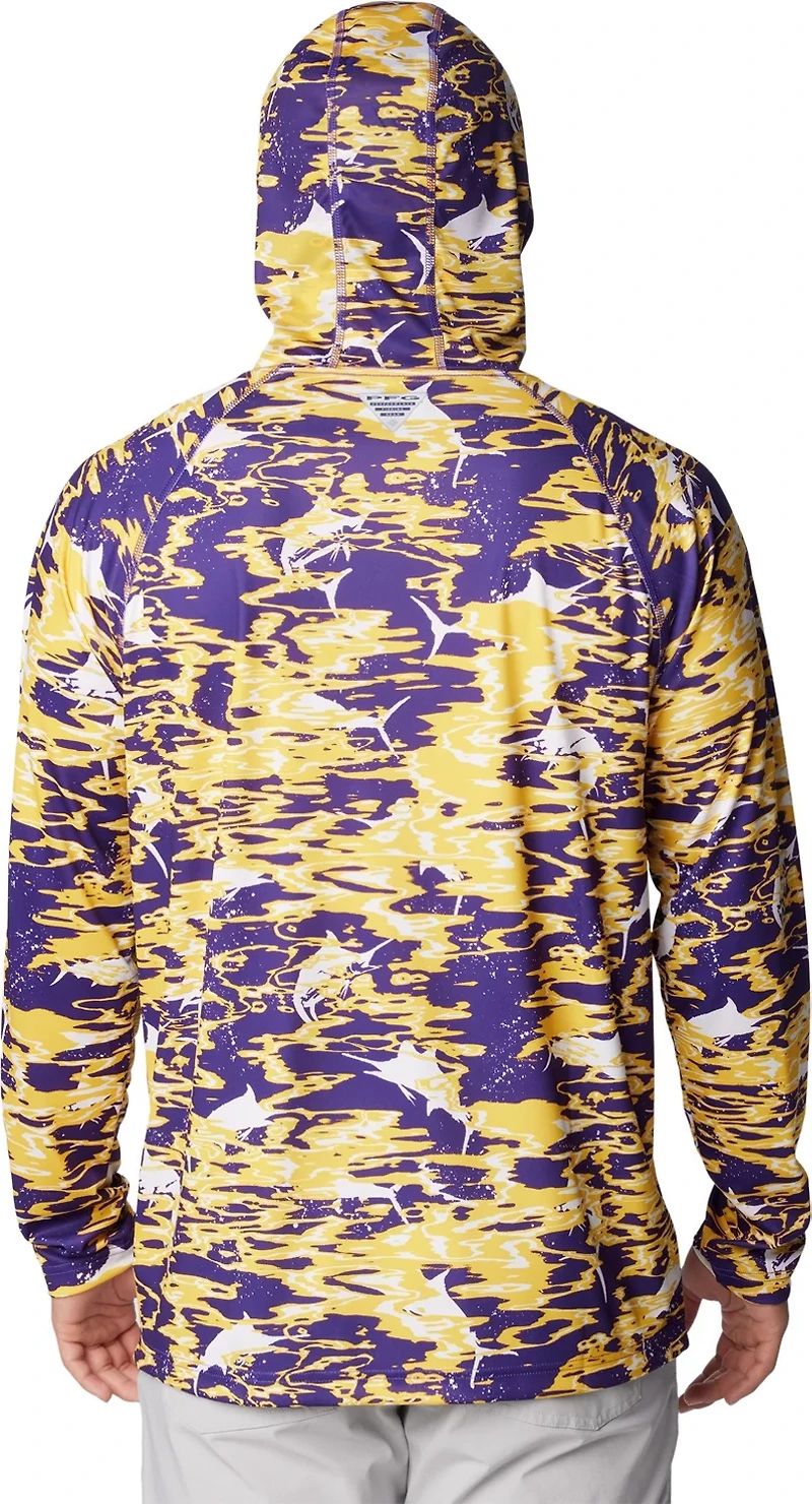 Columbia Sportswear Men's Louisiana State University Rippled Super Terminal Tackle Hoodie