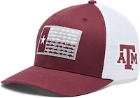 Columbia Sportswear Men's Texas A&M University PFG Mesh Fish Flag Ball Cap
