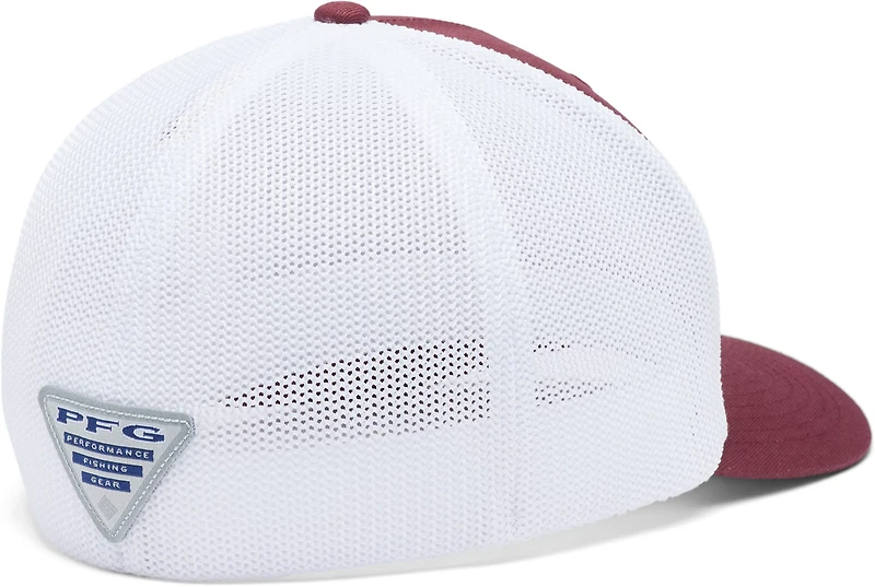 Columbia Sportswear Men's Texas A&M University PFG Mesh Fish Flag Ball Cap