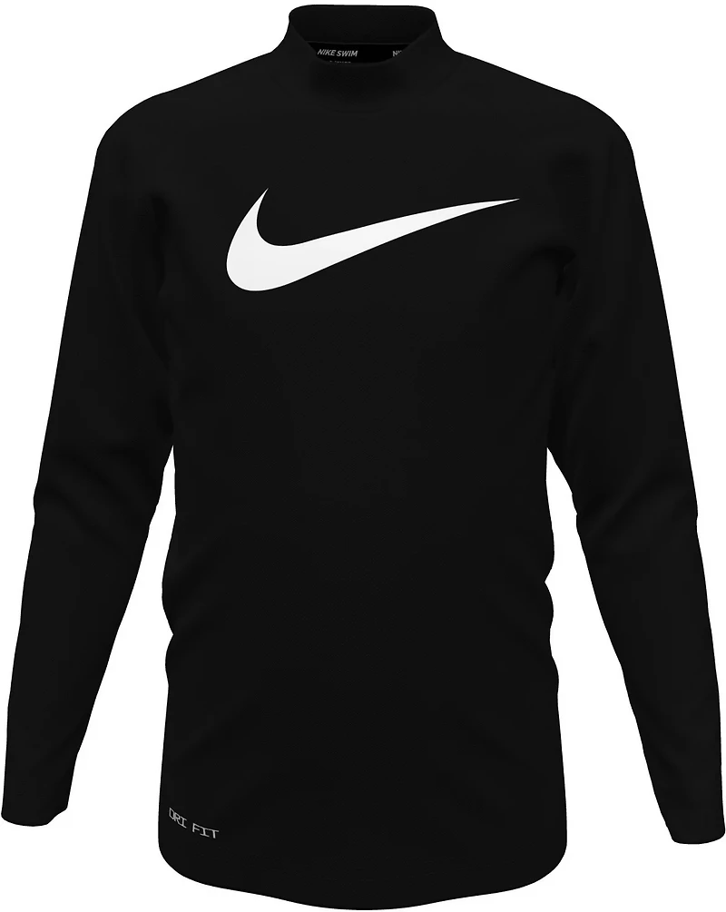 Nike Boys' Swim Multi-Logo Long Sleeve Hydroguard