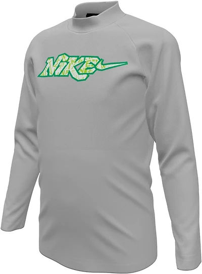 Nike Boys' Swim Multi-Logo Long Sleeve Hydroguard