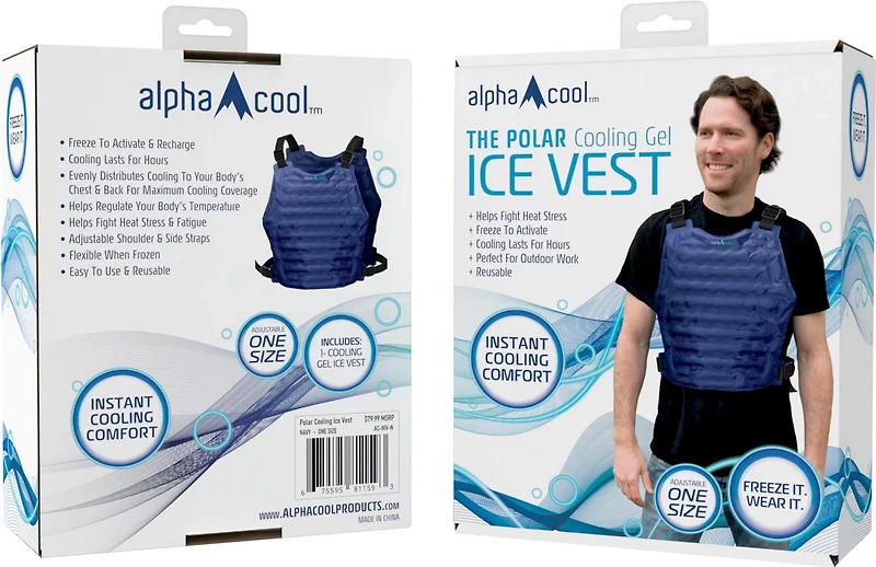 AlphaCool Polar Cooling Ice Vest