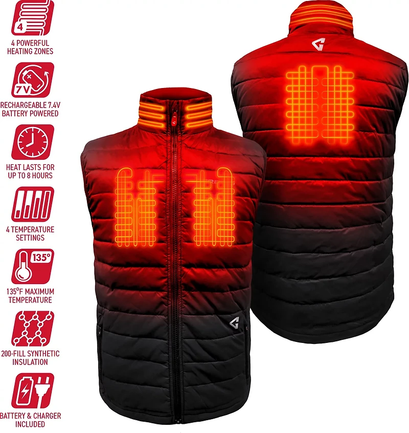 Gerbing Men's Khione 2.0 Puffer Heated Vest
