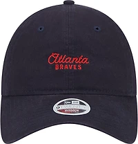 New Era Women's Braves Throwback Cross Stitch 9TWENTY Cap
