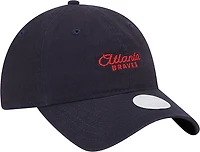 New Era Women's Braves Throwback Cross Stitch 9TWENTY Cap