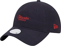 New Era Women's Braves Throwback Cross Stitch 9TWENTY Cap