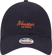 New Era Women's Astros Throwback Cross Stitch 9TWENTY Cap