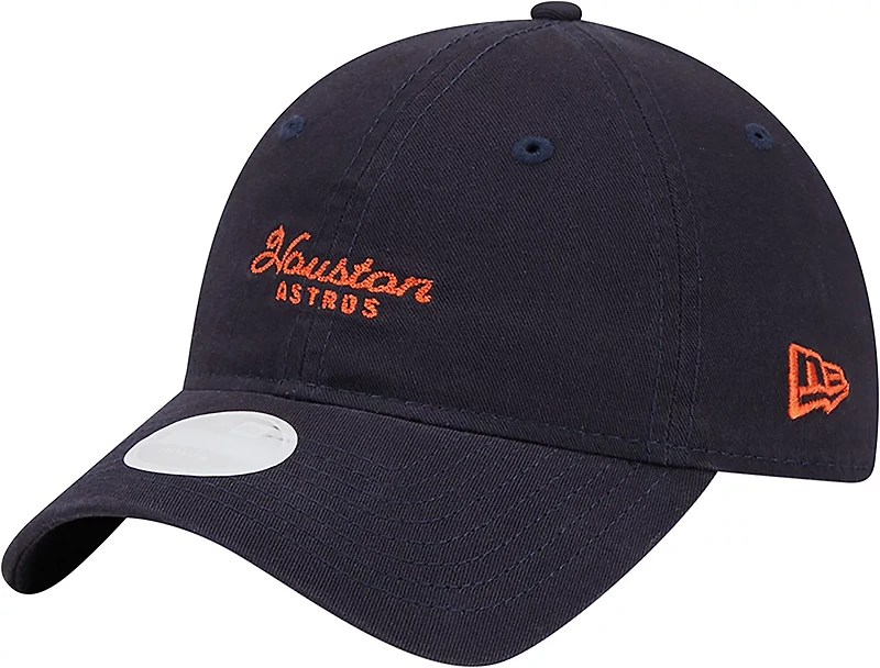 New Era Women's Astros Throwback Cross Stitch 9TWENTY Cap
