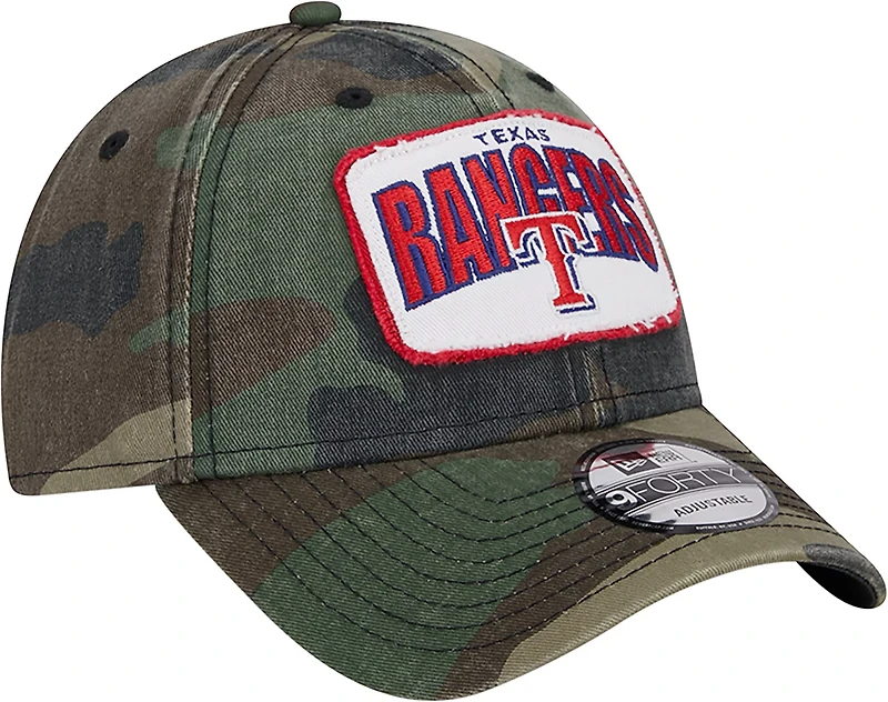 New Era Men's Rangers Camo Game Day 9FORTY Cap