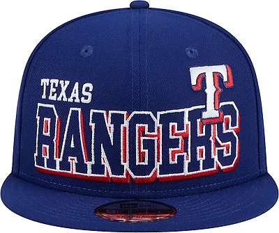 New Era Men's Rangers Game Day Wordmark 9FIFTY Cap