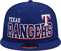New Era Men's Rangers Game Day Wordmark 9FIFTY Cap