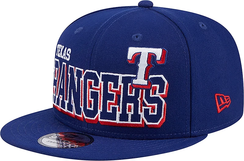 New Era Men's Rangers Game Day Wordmark 9FIFTY Cap
