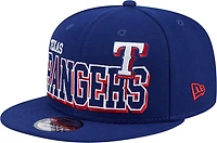 New Era Men's Rangers Game Day Wordmark 9FIFTY Cap