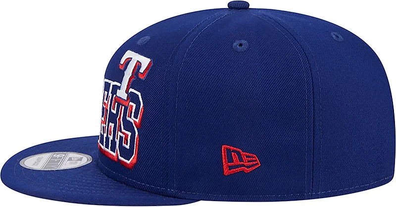 New Era Men's Rangers Game Day Wordmark 9FIFTY Cap