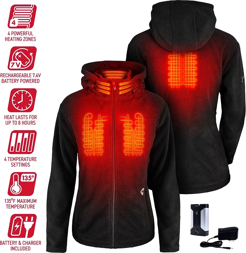 Gerbing Women's Thermite 2.0 Heated Fleece Jacket