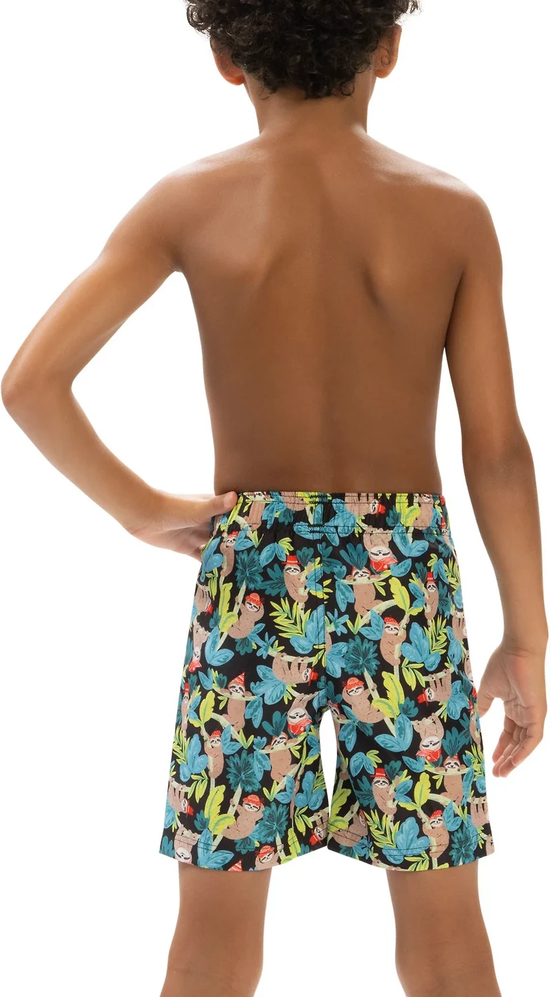 Dolfin Toddler Boys' Little Print Swim Trunks