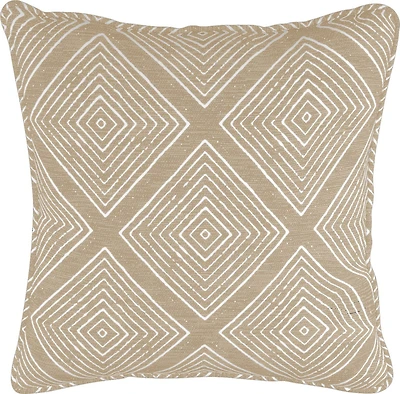 Mosaic 18 in Patio Pillow with Piped Edge