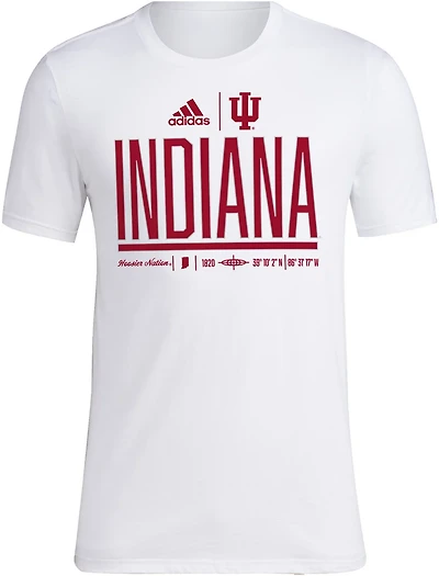 adidas Men's Indiana University Where I'm From House of Blanks T-shirt