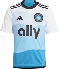 adidas Youth Charlotte FC Home Replica '23/'24 Jersey