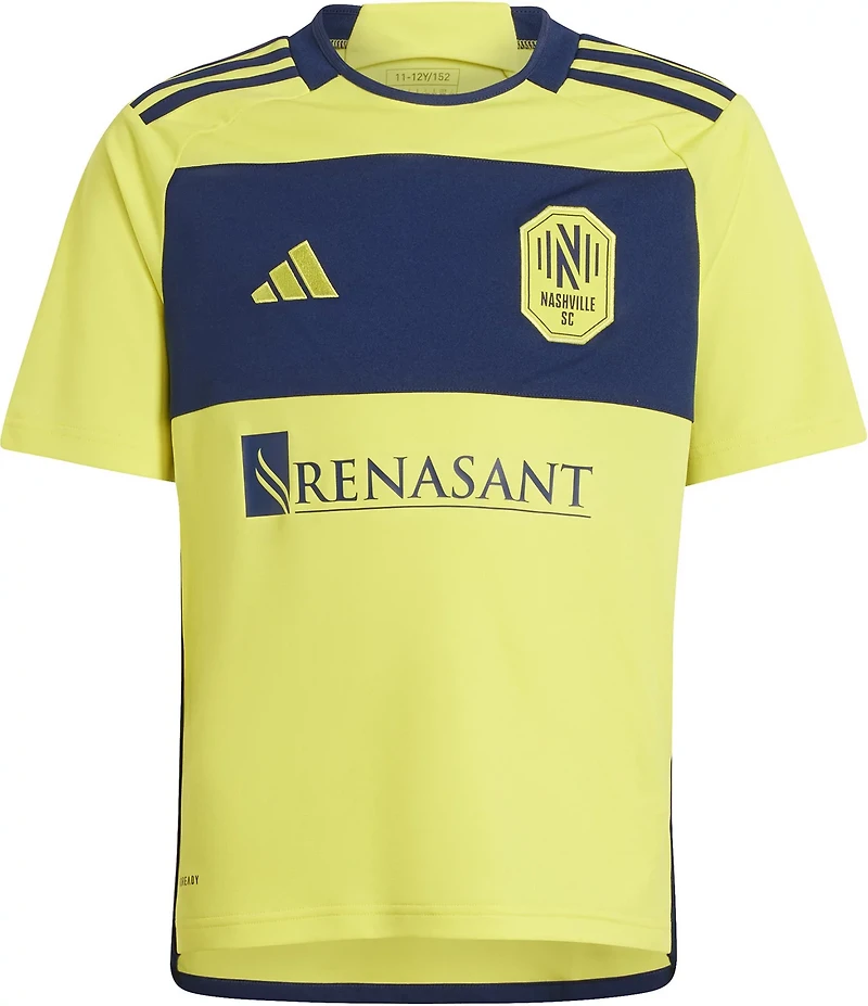 adidas Youth Nashville SC Home Replica '23/'24 Jersey