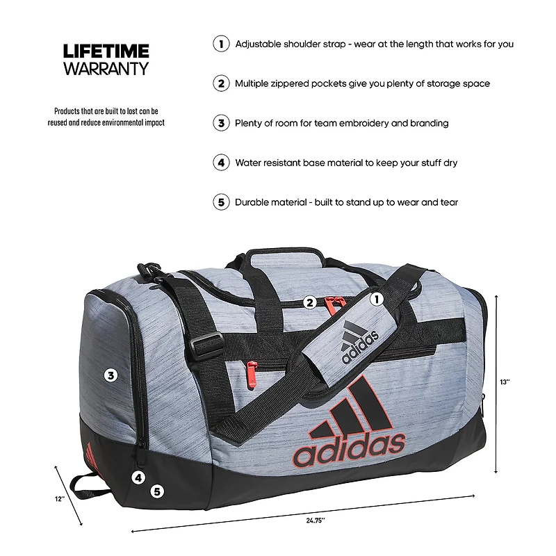 adidas Defender IV Medium Duffel Bag