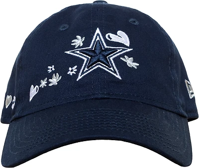 New Era Girls' Dallas Cowboys 9TWENTY Flower Cap